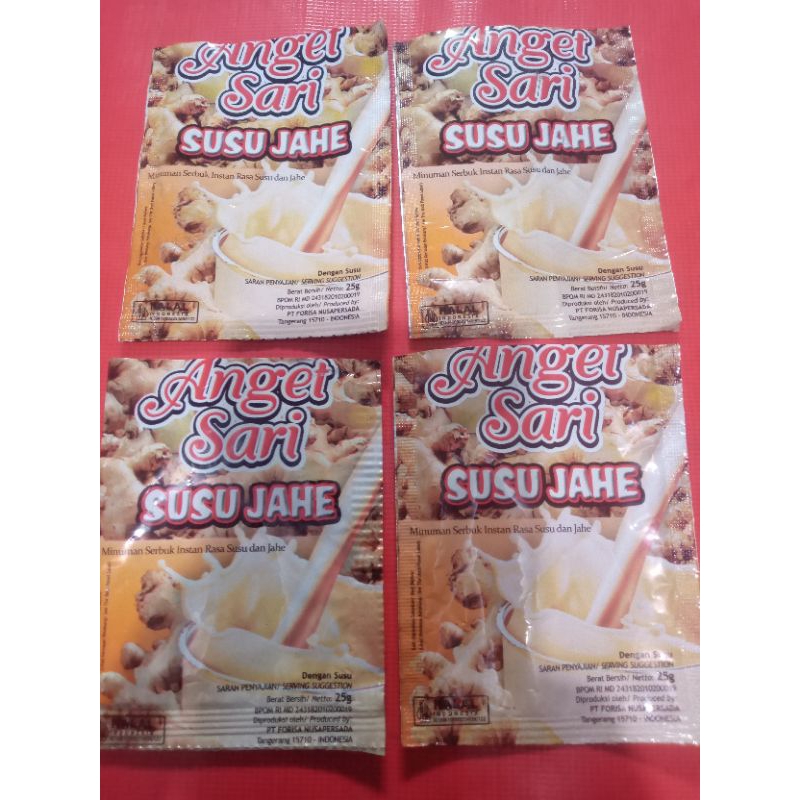 

40 pcs bungkus anget sari susu jahe bekas untuk kerajinan prakarya, daur ulang