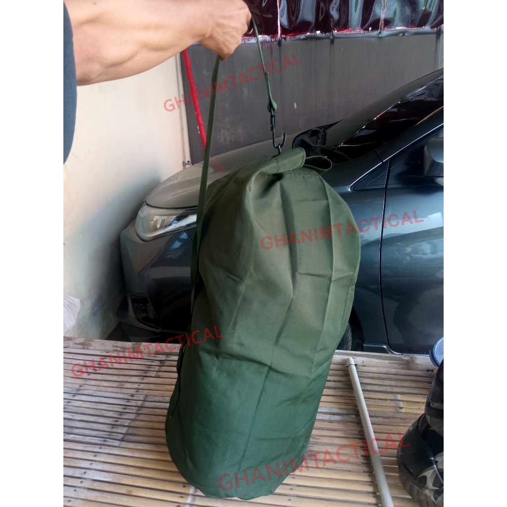 GT Tas Pulsak Asli Jatah TNI - Tas Kapsul TNI - Tas Pulsak Hijau Original TNI