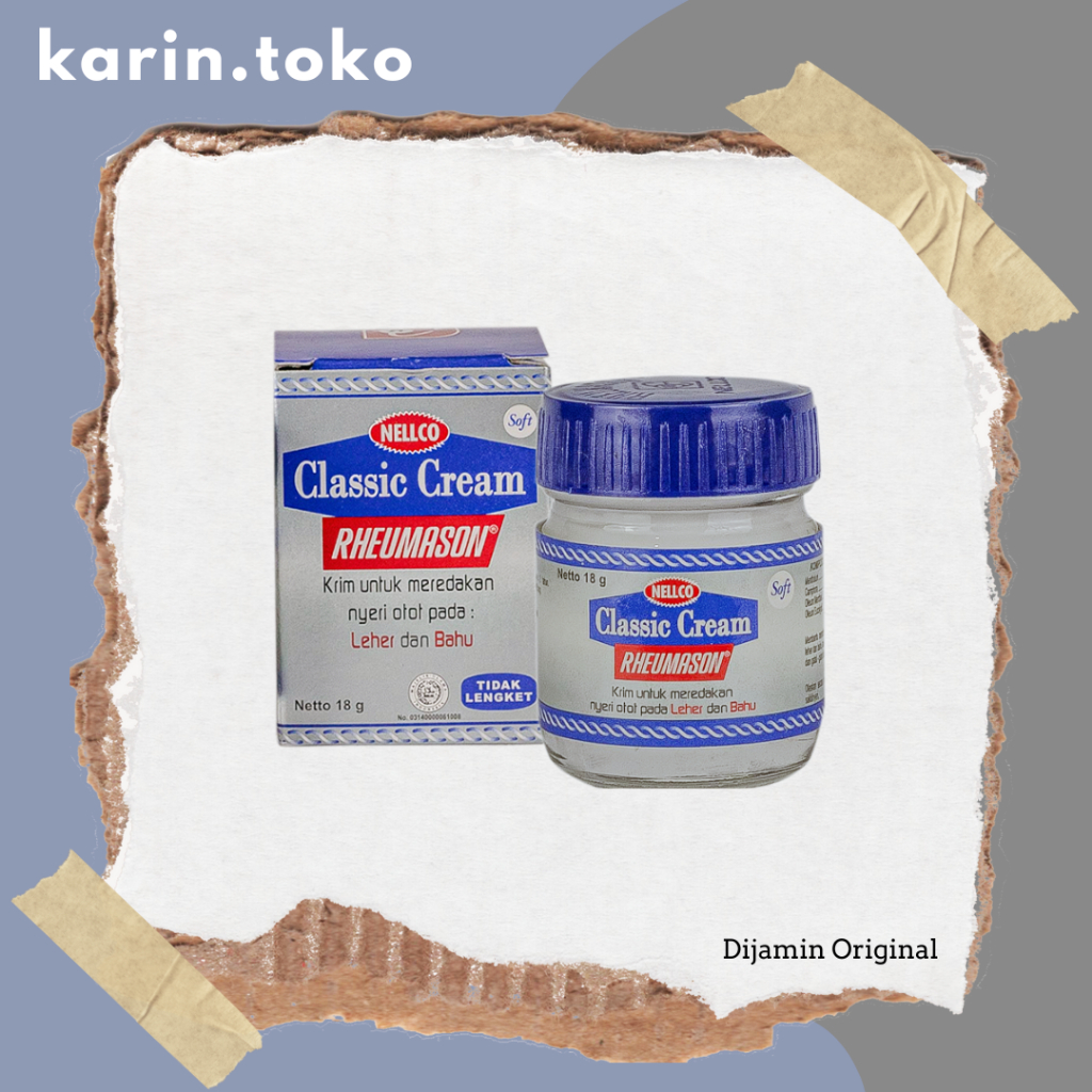 Nellco Rheumason Classic Cream 18 Gram Untuk Nyeri Otot