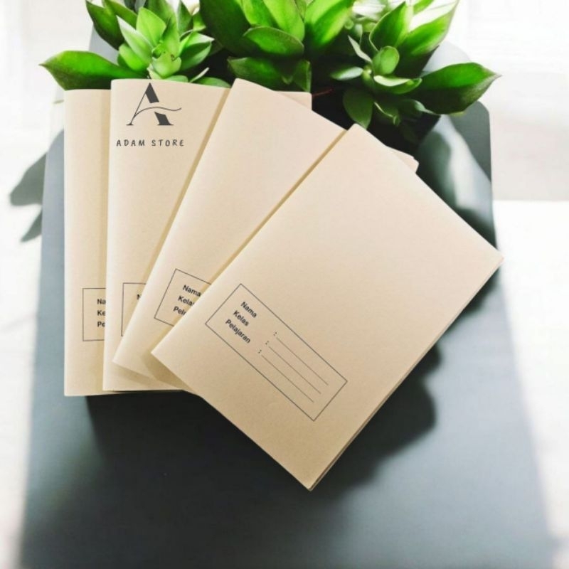 

Sampul Buku Coklat Nama Boxy maxi// ukuran panjang campus besar isi 20 lembar ( coklat nama )