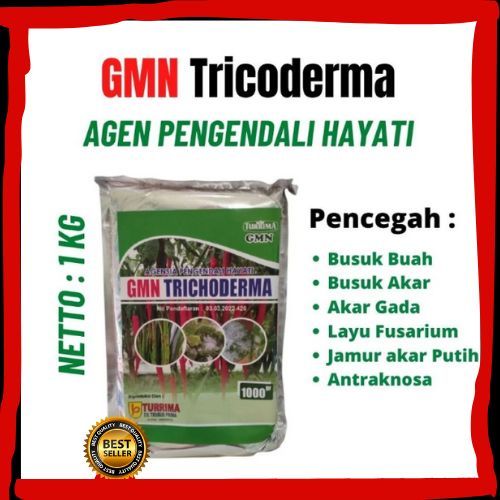 BEBAS JAMUR  Tricoderma Murni Isi 1000Gram, Tricoderma Organik Isi 1000Gram