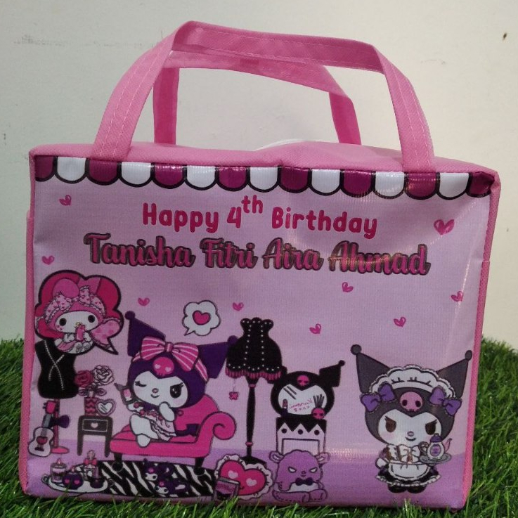 

[Custom]...tas resleting/tas ultah souvenir resleting/tas ultah resleting/goodiebag ultah