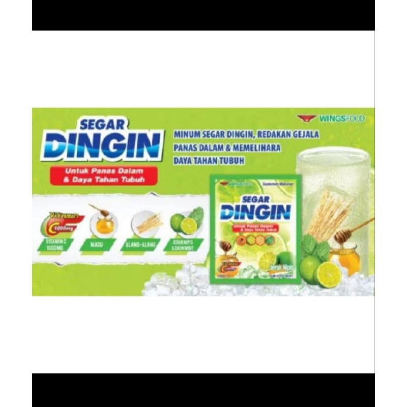 

segar dingin c 1000 sachet 7 gr 1 renceng 12 sachet. untuk panas dalam