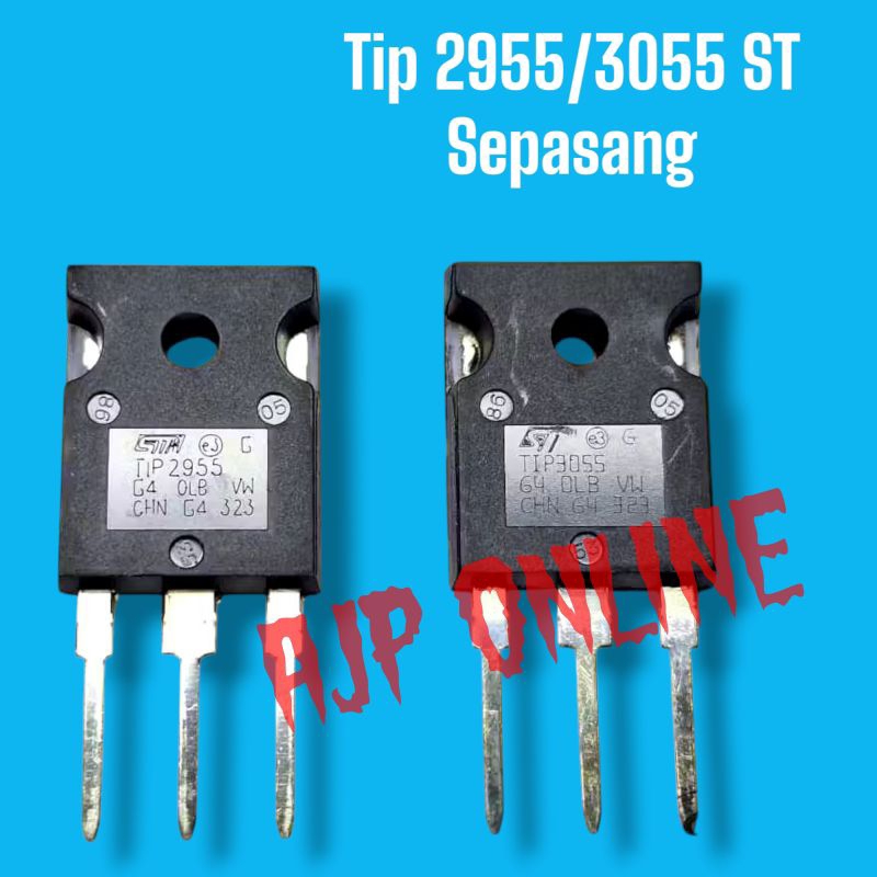 TIP 3055 TIP 2955 ST Satu Set TIP3055 TIP2955 ST SEPASANG