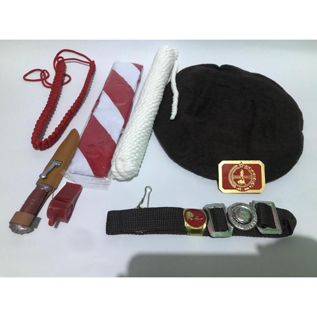 PERLNGKAPAN PRAMUKA SD COWOK //SET PAKET ATRIBUT PRAMUKA PENGGALANG SD //SERAGAM SEKOLAH SD