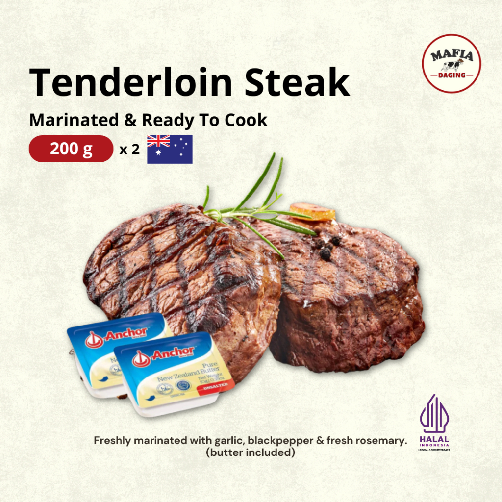 

[Mafia Daging] Ready To Cook Tenderloin Steak Set