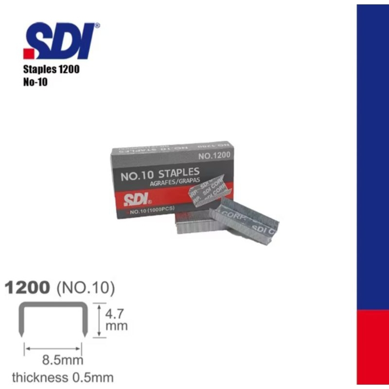 

SDI Isi Staples No.10 / Isi Staples HD-10 / Isi Staples sdi Kecil