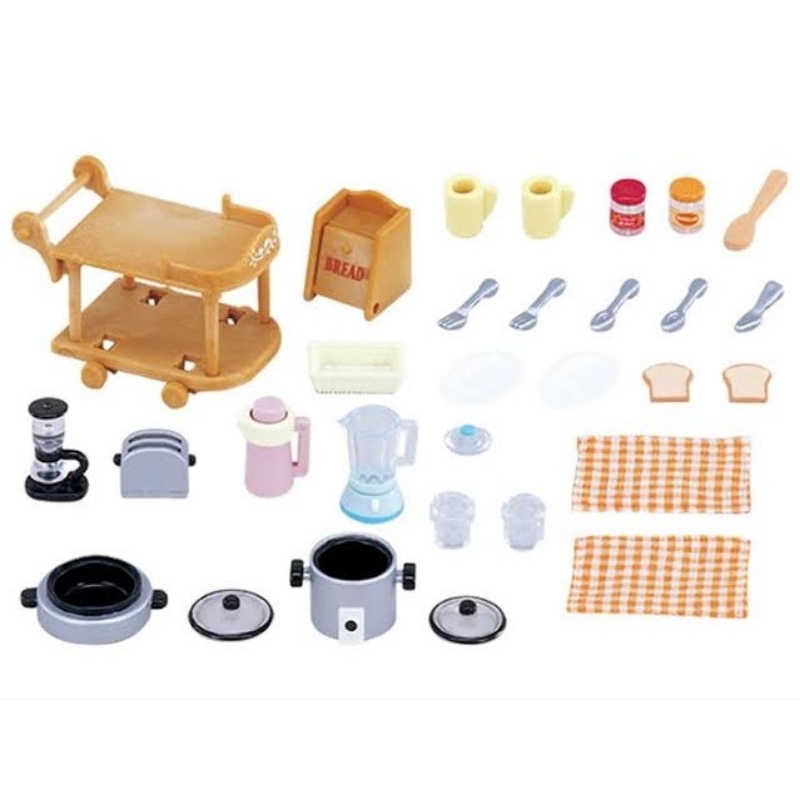 preloved : Sylvanian Family Kitchen cookware