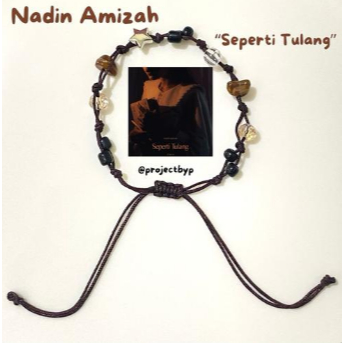 Nadin Amizah Bracelet / Gelang Tali Serut Album Nadin Amizah Free Box Gift