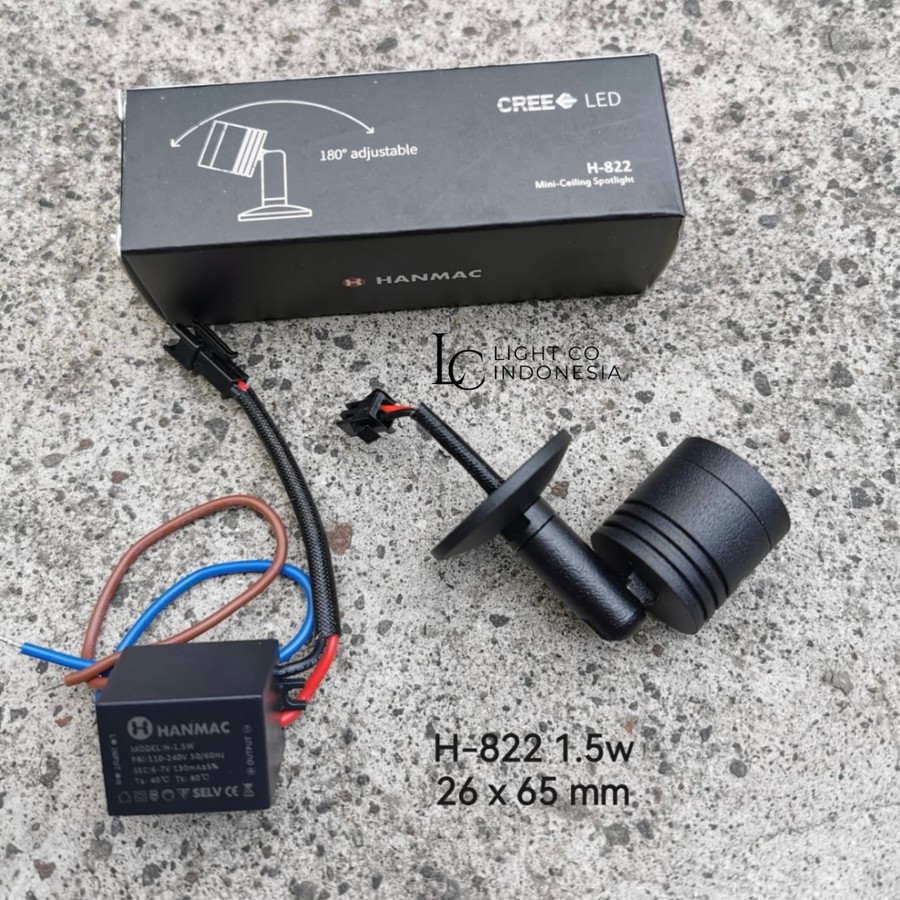 Spotlight Mini Led 1.5watt Hanmac H822