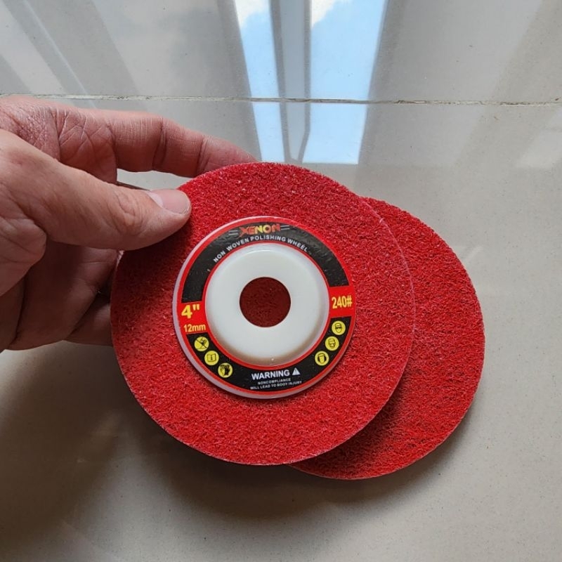 NONWOVEN PAD MATA GERINDA STAINLESS STELL / DIS GURINDA / MATA GERINDA / NON WOVEN PAD