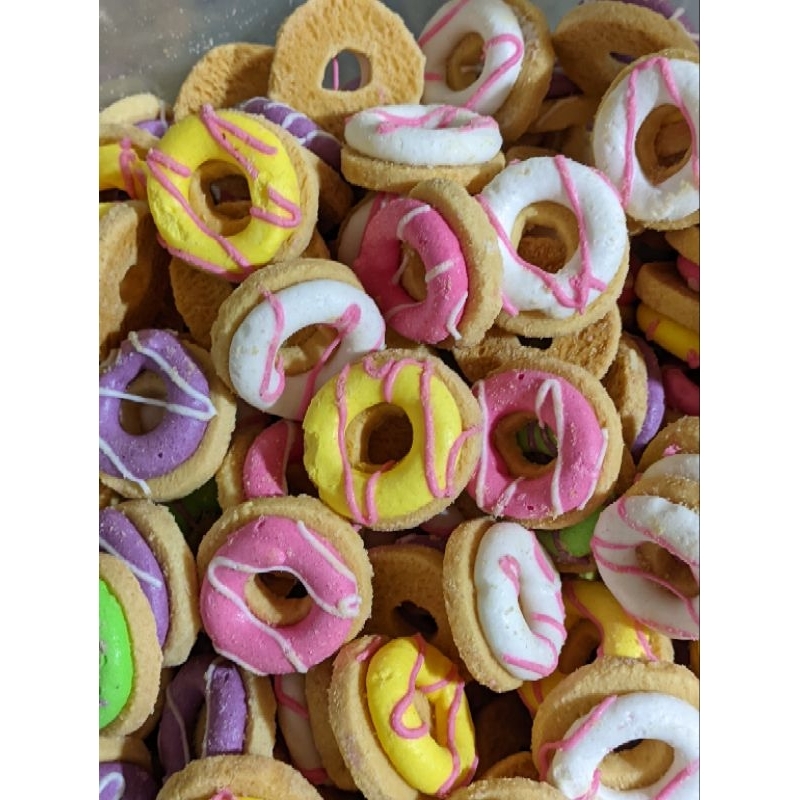 

KUE KERING DONAT WARNA kemasan 500gr.