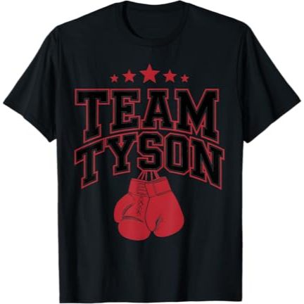 Kaos Mike Tyson Team TYSON Family Personalized Name Vintage T-Shirt