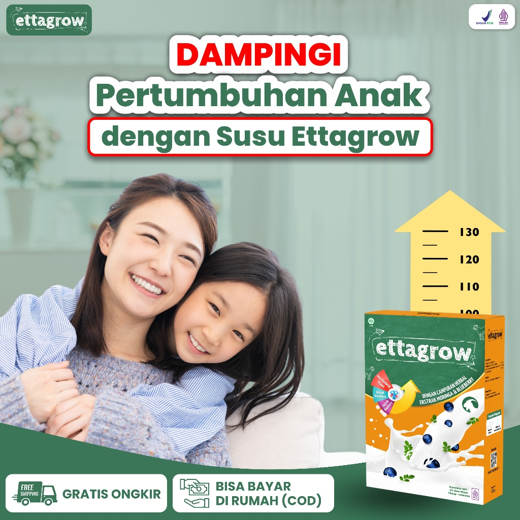 

ETTAGROW - Susu Kambing Nutrisi Tepat di Masa Emas Pertumbuhan Anak