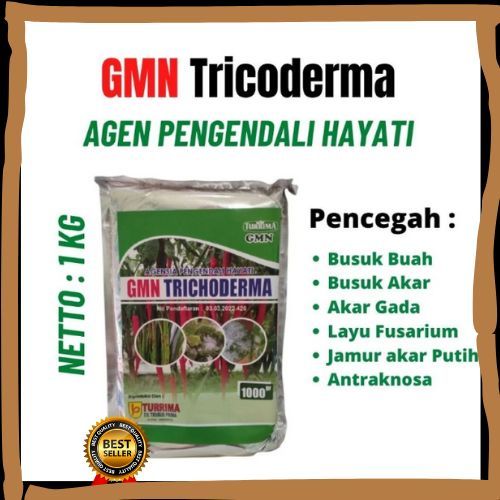 BEBAS JAMUR  Tricoderma Murni Isi 1000Gram, Tricoderma Organik Isi 1000Gram