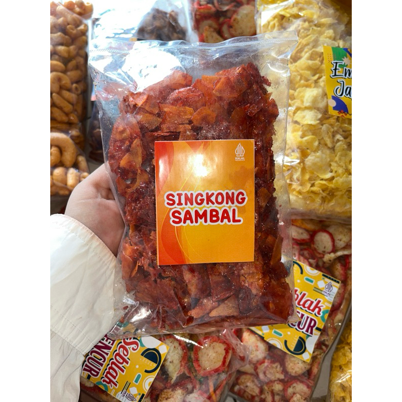 

Singkong sambal pedas mantul 230gr
