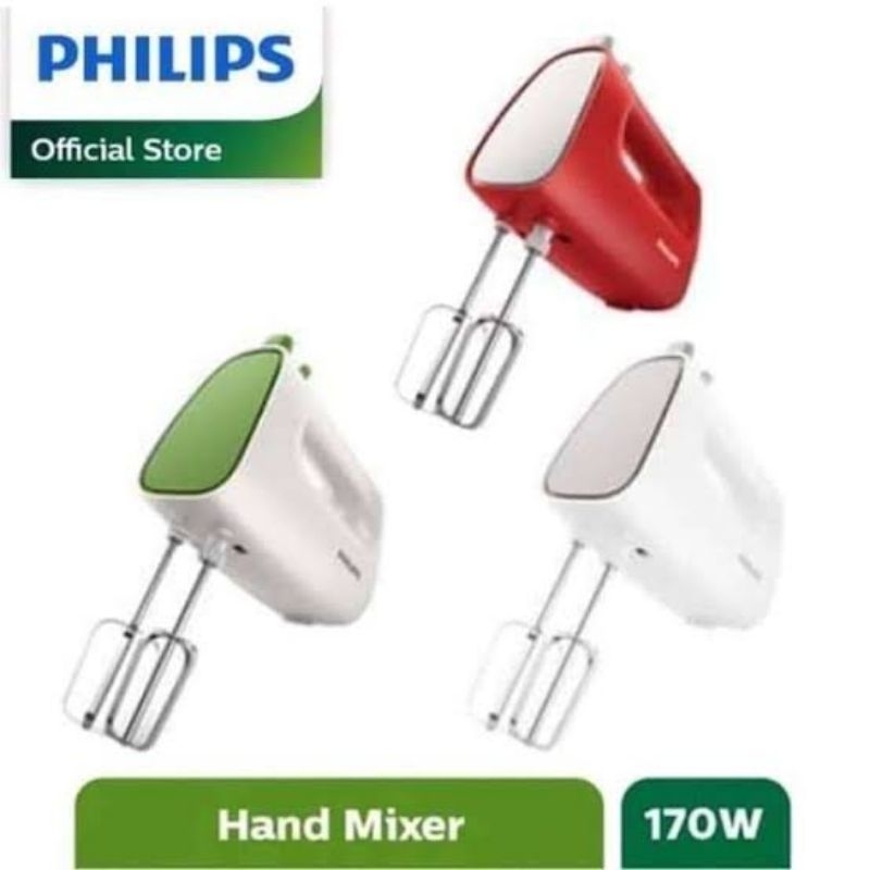 Philips Hand Mixer HR1552 Original Garansi Resmi 2 Tahun Mesin Pengocok / Pengaduk / Pencampur Adona