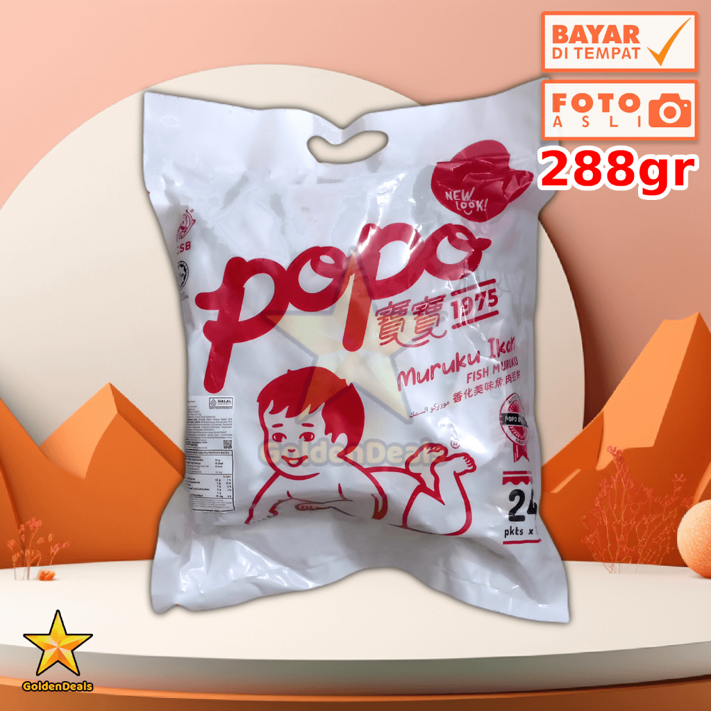 

[288 Gram] Popo Muruku Ikan Fish Muruku 288 gr Murah