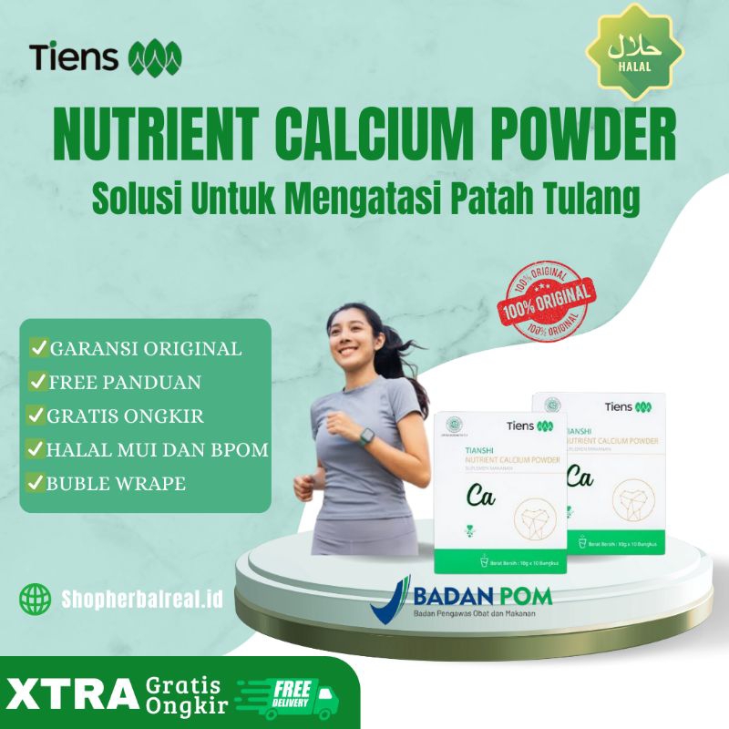 

Susu Untuk Patah Tulang Original Kalsium Nutrient Calsium Calsium Powder Bubuk 1 Box Isi 10 Sachet