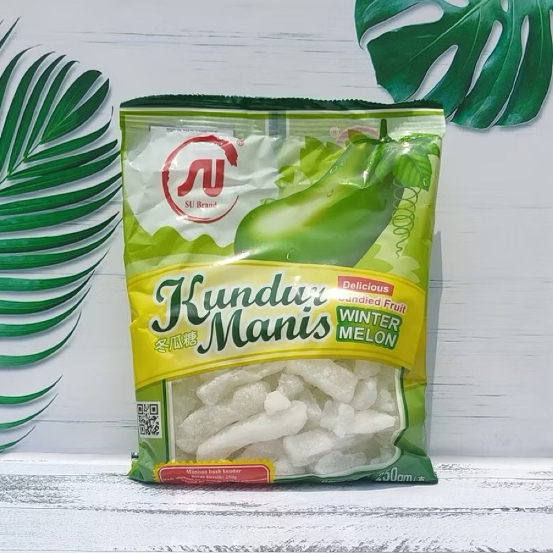 

250gram manisan buah kundur kering, winter melon, tang kue, gula kundur