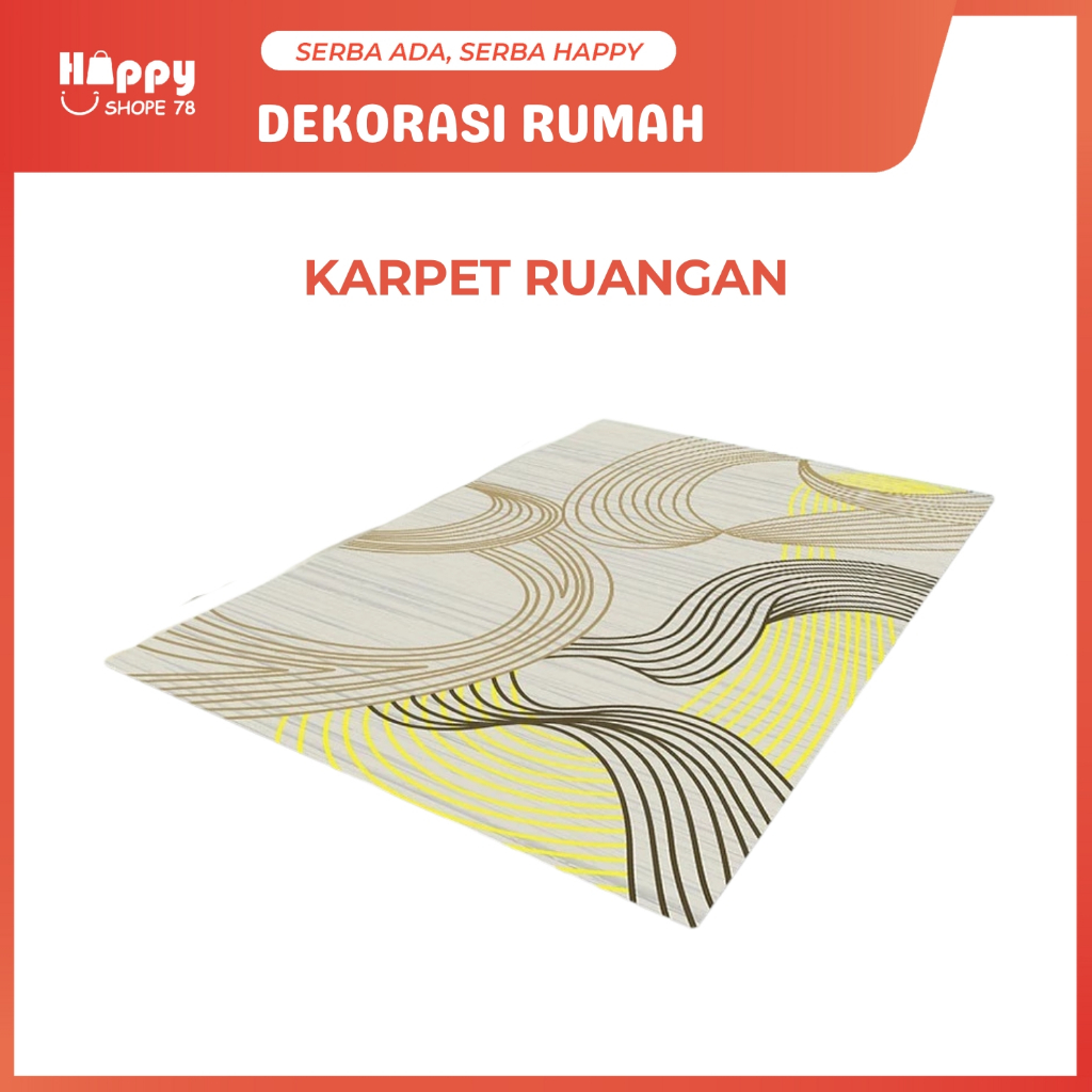 Karpet Ruang Tamu Minimalis Lembut Anti Slip Karpet Lantai Tebal Estetik Murah