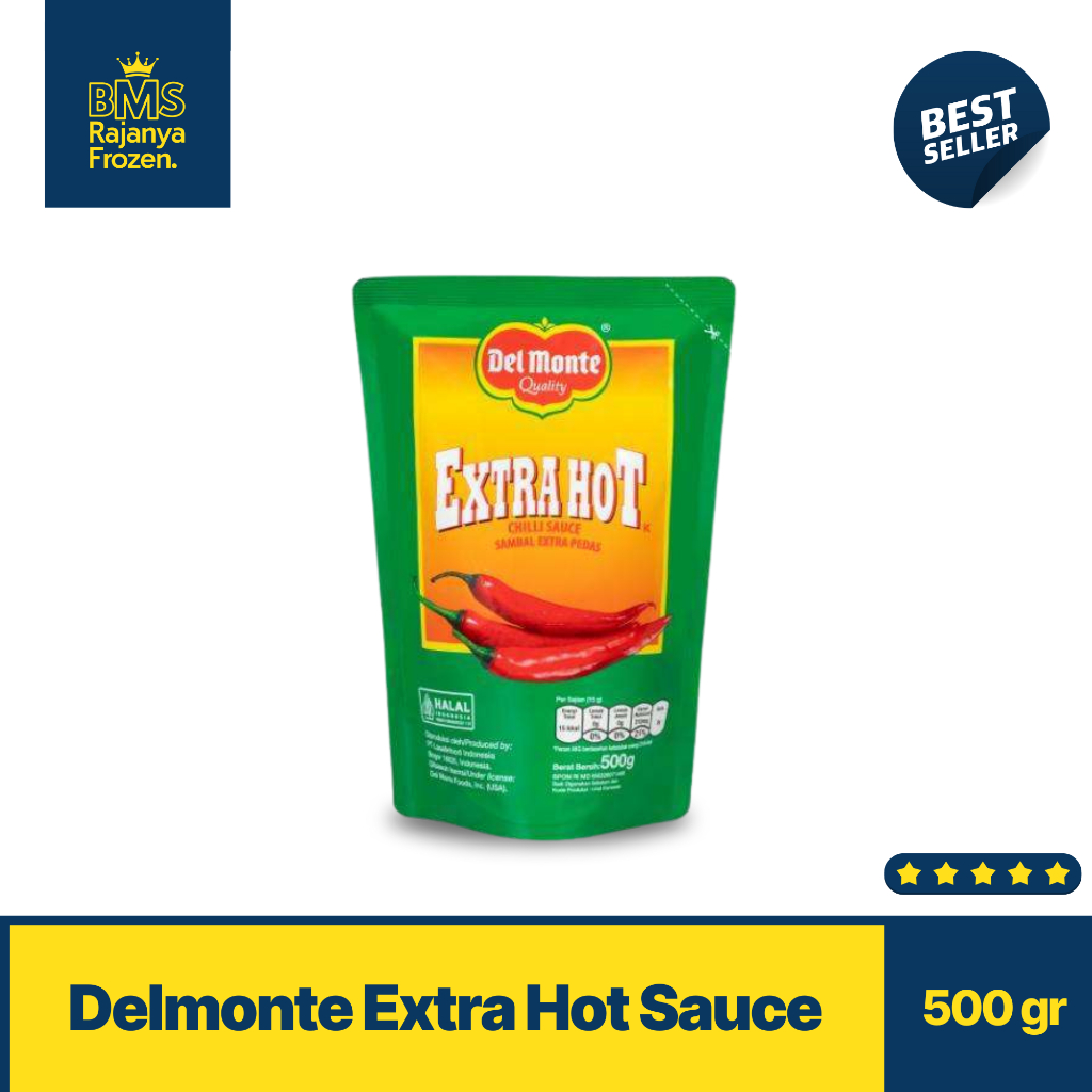

Delmonte Extra Hot Sauce 500gr I Hot Chili Pouch