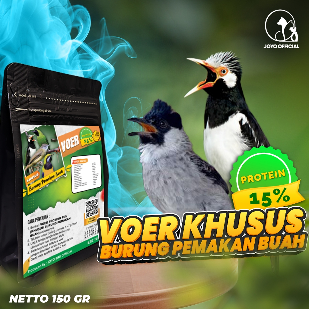 MAKANAN BURUNG KHUSUS PEMAKAN BUAH | VOER KHUSUS BURUNG PEMAKAN BUAH  | VOER HARIAN | VOER NUTRISI K