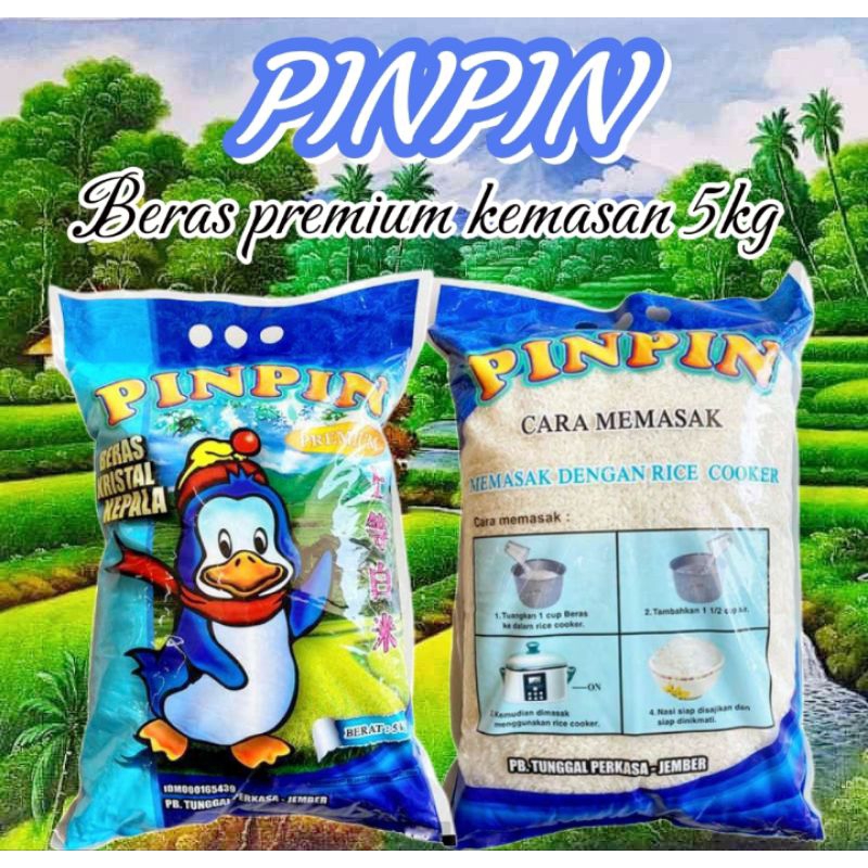 

Beras Pinpin kemasan 5kg