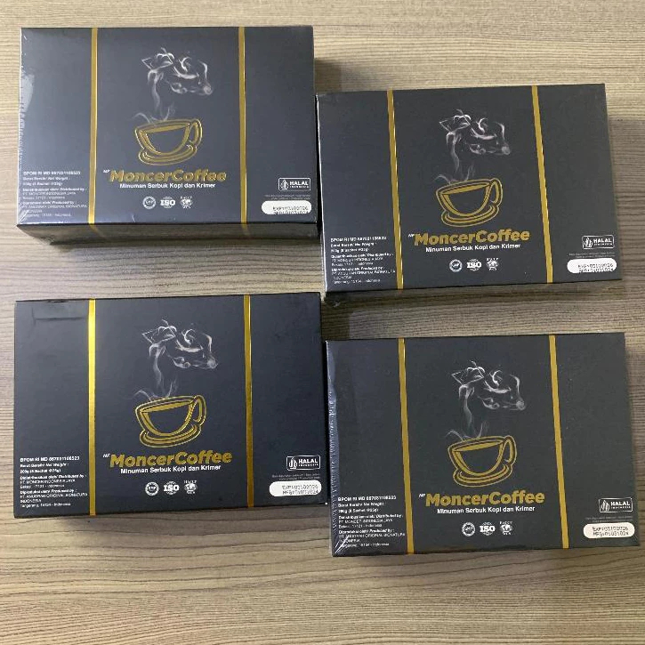 

New Formula Coffee MONCEER Herbal Alami Berkhasiat Original Kopi Sehat Nyaman Di Lambung Sudah BPOM Halal 100% Original Coffee Monceer Kopi Sehat