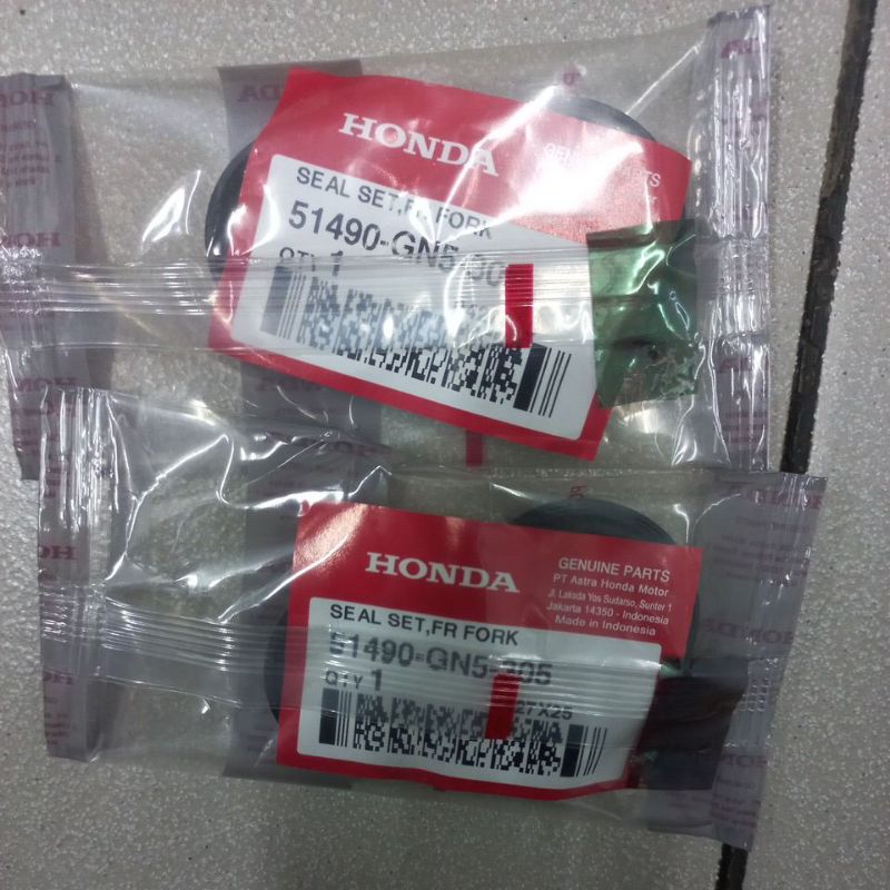 51490GN5305 – SEAL SET FR FORK, SIL AS PIPA DEPAN, SEAL SHOCK DEPAN BEAT, VARIO, SUPRA, GRAND, VARIO