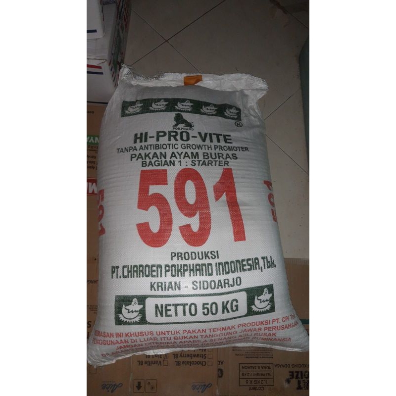 pakan ayam hi pro vite 591 1 sak isi 50kg