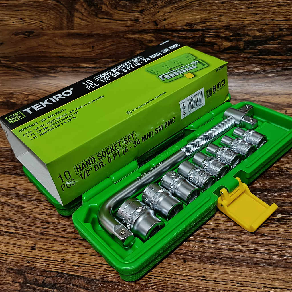 RMS - Kunci Sok Set 10 Pcs 8-24Mm Tekiro Tersedia Juga Kunci Sok Shock Set 10Pcs 8 Sampai 24 Victory