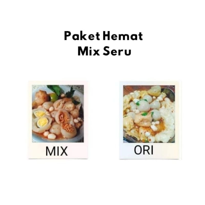 

Paket Bundling (Paket Hemat Mix Seru)