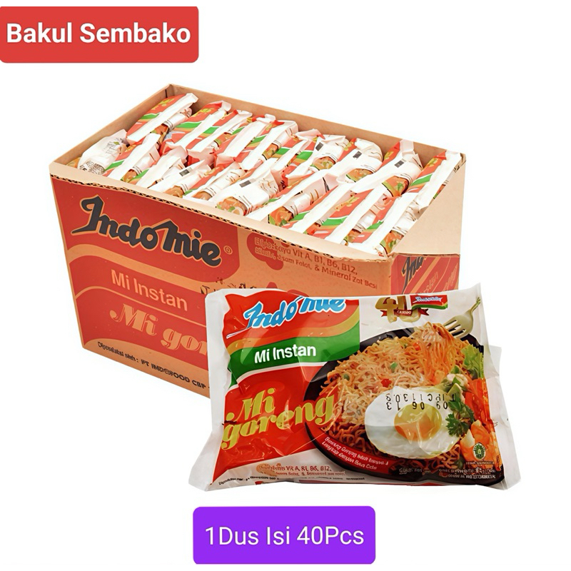 

Indomie Goreng , 1 Dus Isi 40 Isi 40 Pcs