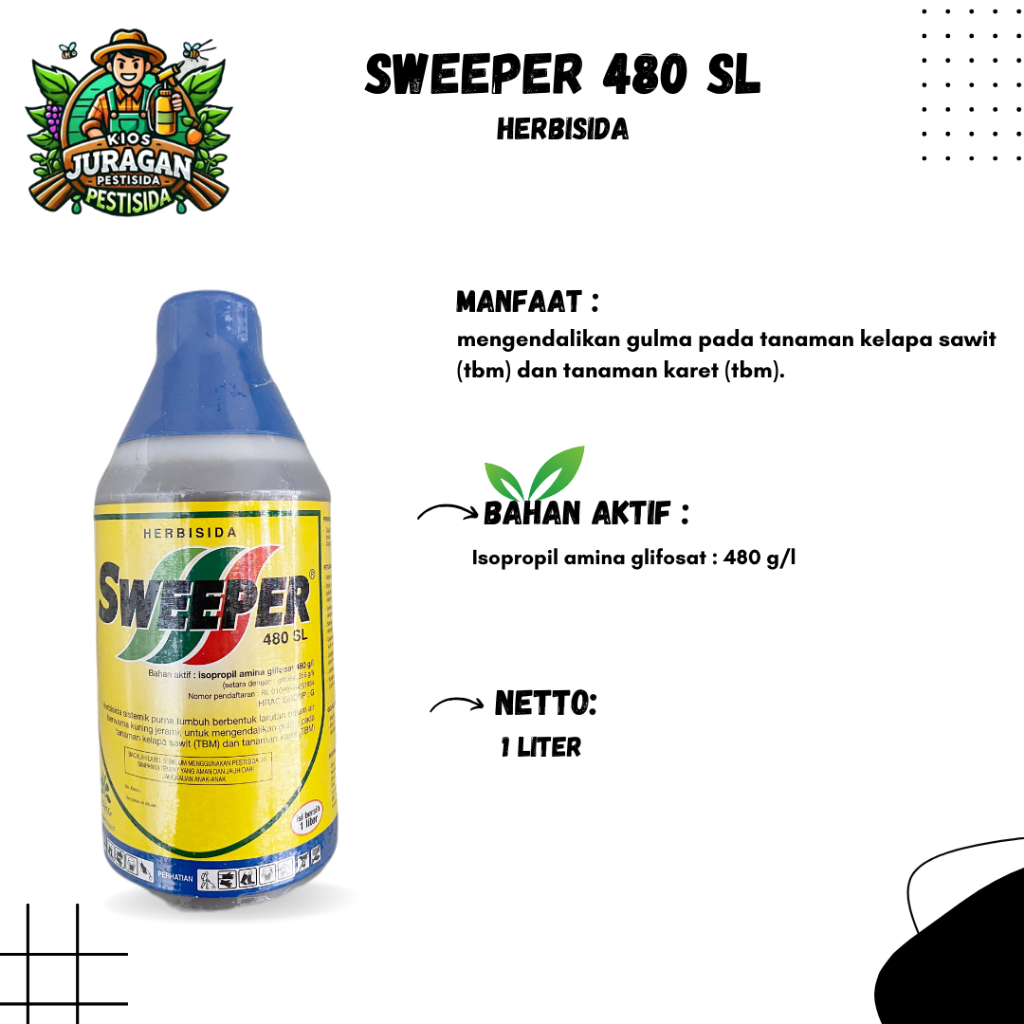 SWEEPER 480SL 1LITER HERBISIDA