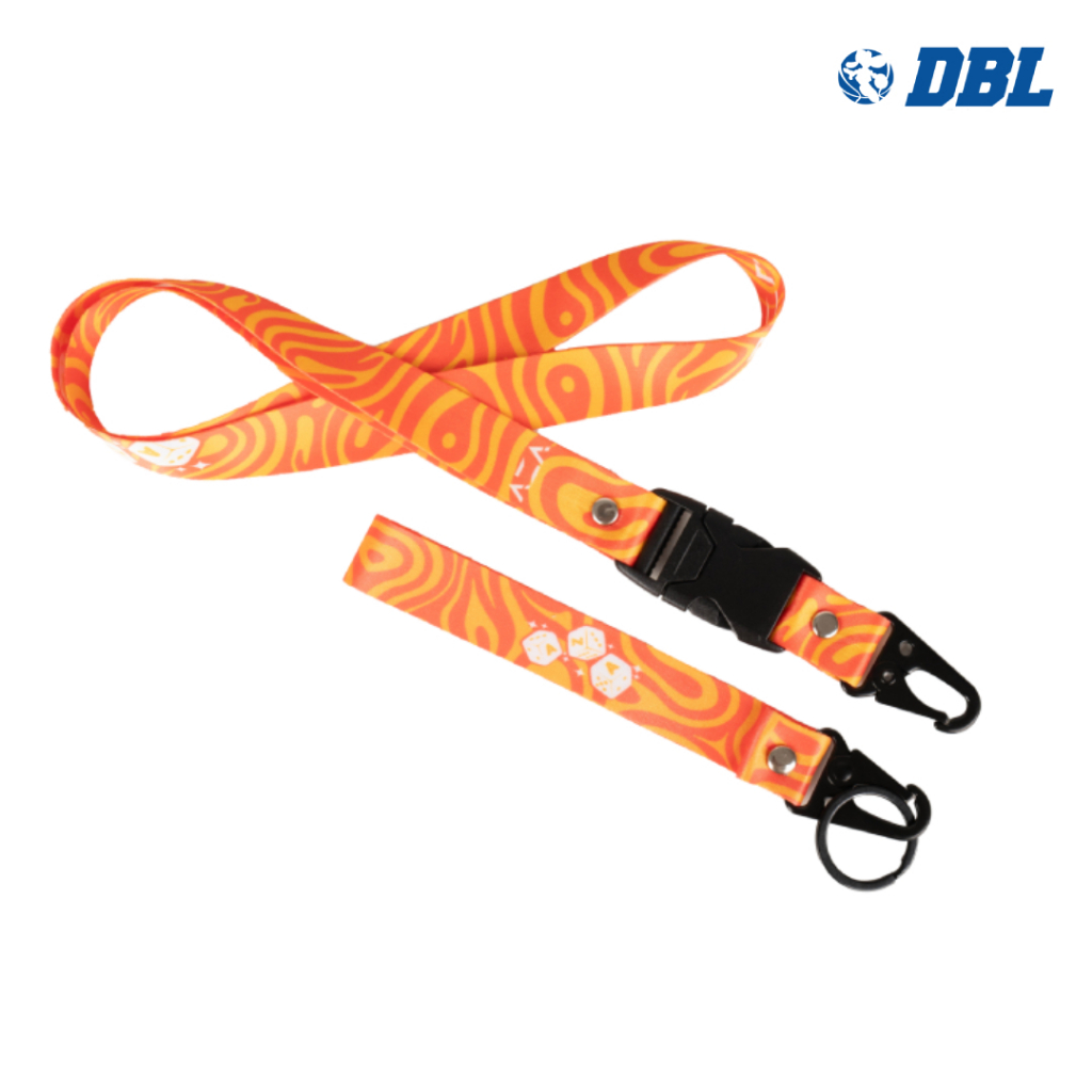

DBL x AZA Lanyard - Mini Lanyard Dice - Orange