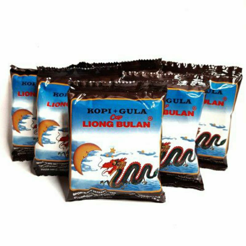 

Kopi + Gula Liong Bulan 1 Renceng Isi 10 Sachet