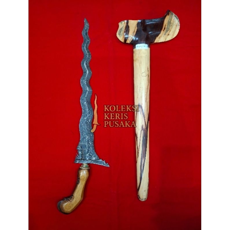 Keris Omyang Luk 13 Warongko Gayaman Solo Gandar Iras