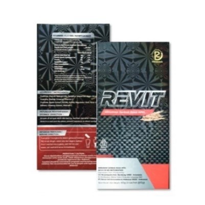 Revit Sachet Minuman Original  Rasa Apel BPOM 100%