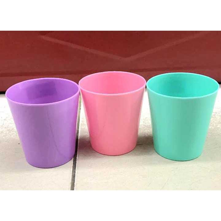 Gelas Jamu NP | Gelas Minum Plastik Warna Kecil HARGA SATUAN