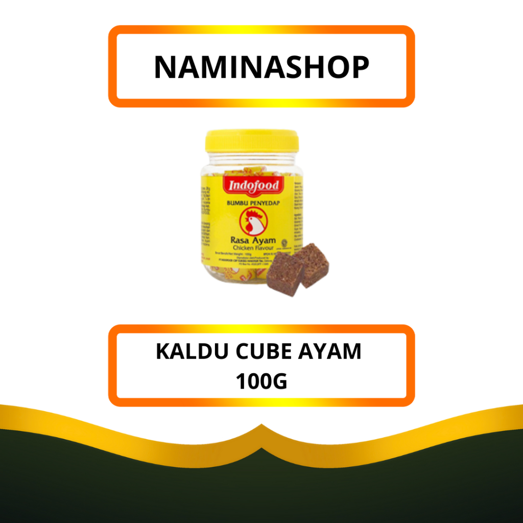 

INDOFOOD BUMBU KALDU CUBE AYAM BTL - 100G