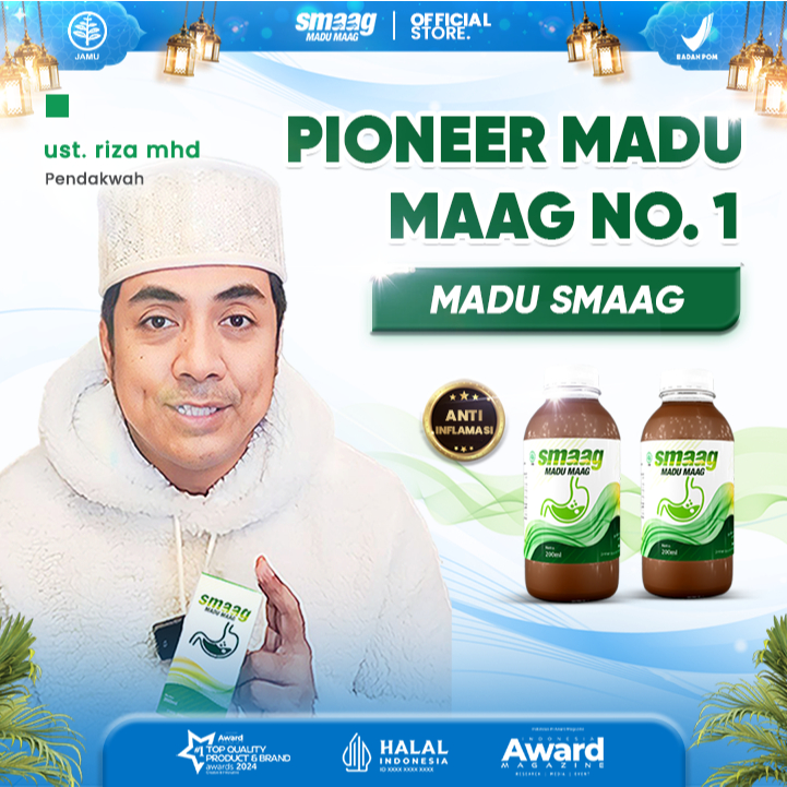 

SMAAG/MADU MAAG&ASAM LAMBUNG/ORIGINAL/SEMBUH GERD/BANTU SEMBUHKAN MAAG MENAHUN &ASAM LAMBUNG MENAHUN