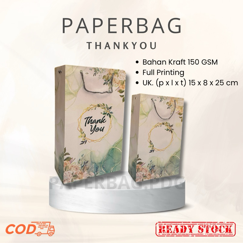 

Paperbag Thank You Uk. 25x8x15 cm| READY STOCK | Paperbag Motif | PaperbagGift | Tas Kado | Paperbag Barang | Paperbag Toko | Paperbag Cantik | Paperbag Full Print | Paperbag Tebal | Paperbag Kuat | Paperbag Terimakasih