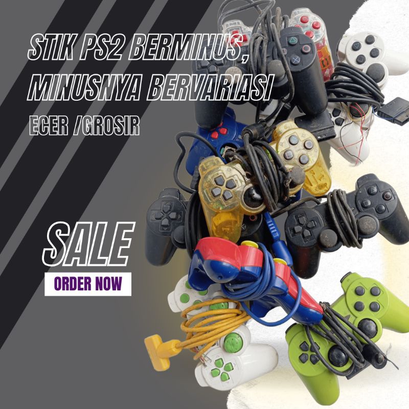 STIK PS2 BERMINUS/MINUS BERVARIASI BUAT KANIBALAN