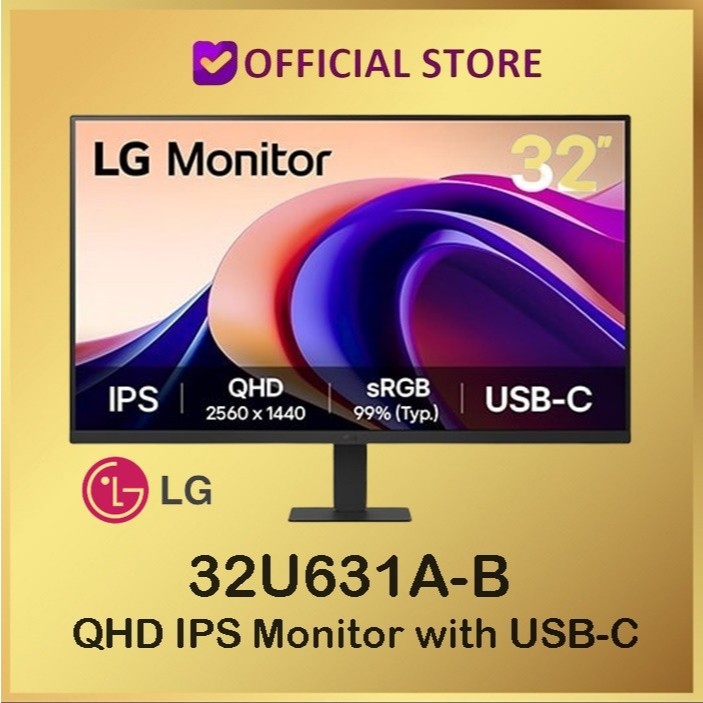 Monitor LED LG 32U631A-B 32” QHD IPS 100hz with USB-C