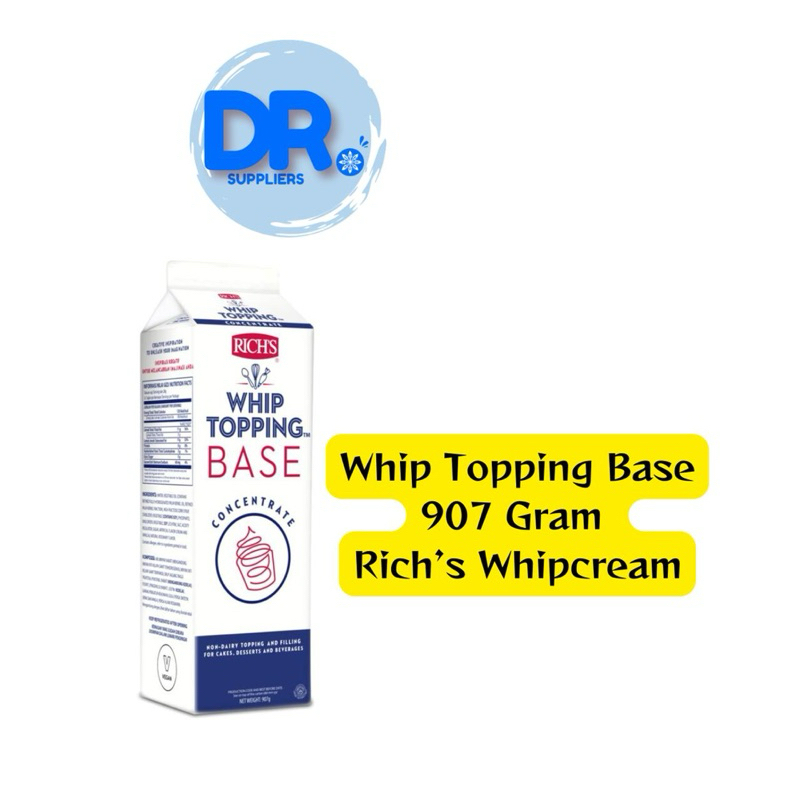 

Rich’s Whip Topping Base 907gr
