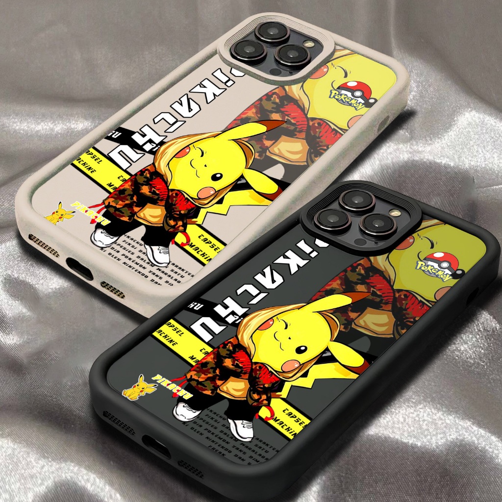 Softcase Rounded Timbul Pika For IPHONE 5, 6, 6 PLUS, 7, 7 PLUS, 8 PLUS, X,XR,XS,XS MAX, 11,11 PRO, 