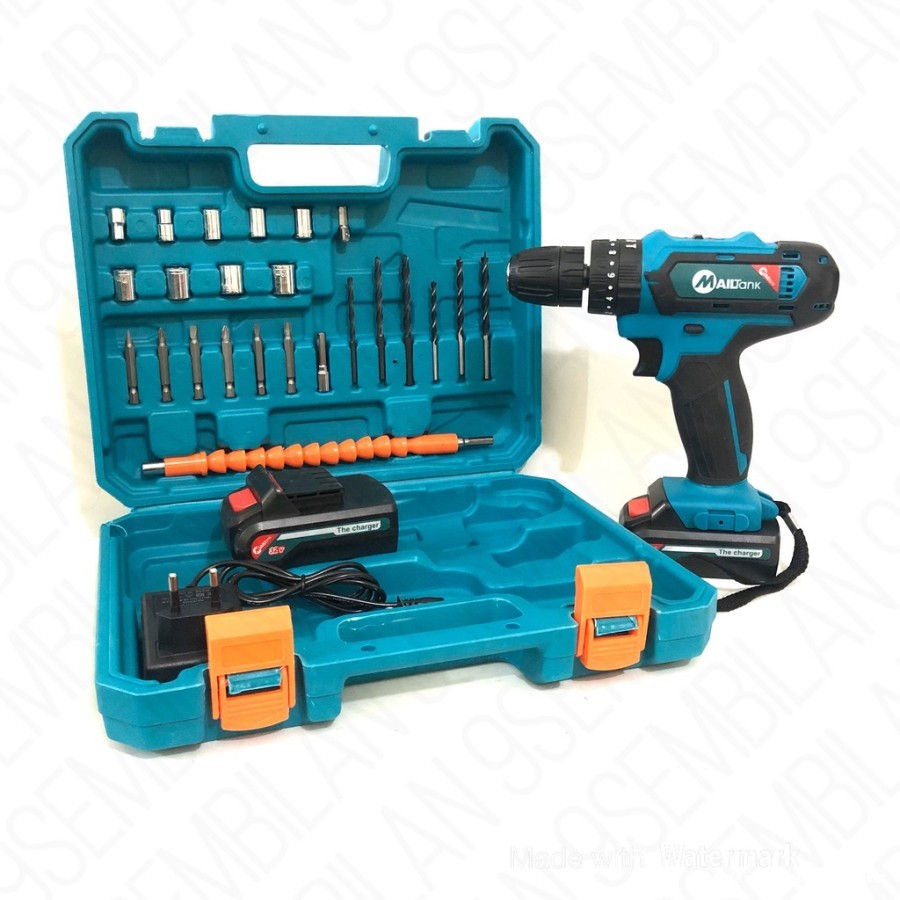 BOR CORDLESS DRILL MAILTANK BATERAI PETAK SH190
