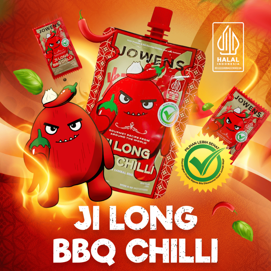 

JOWENS Saus Sambal BBQ (Saus Cabe Dimsum) - Pouch 180 Gram
