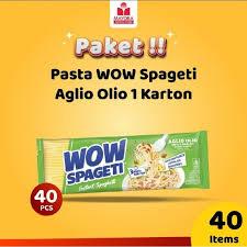 

(GROSIR) WOW SPAGETI AGLIO OLIO 1 DUS ISI 40 PCS